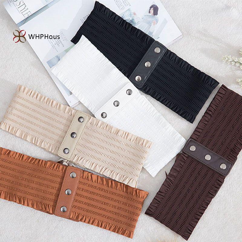 < WHPHous-t > Thắt lưng rộng co giãn dành cho nữ thập niên 1980 Retro Classic Vintage Lấy cảm hứng từ lý tưởng để mặc quần áo mùa xuân mùa hè đẹp