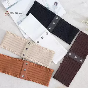< WHPHous-t > Thắt lưng rộng co giãn dành cho nữ thập niên 1980 Retro Classic Vintage Lấy cảm hứng từ lý tưởng để mặc quần áo mùa xuân mùa hè đẹp