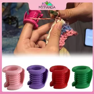 MYPANDA 1 / 2 Chiếc Móc Ngón Tay & Sợi Bảo Vệ Ngón Tay Cái & Chỉ Số Ngón Tay Bảo Vệ Ngón Tay Cho Người Mới Bắt Đầu Và Chuyên Gia Knitters.
