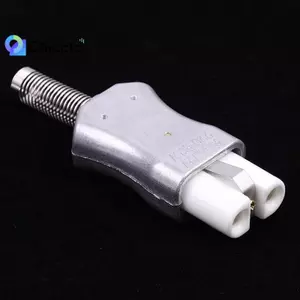 Mới 6mm IEC C8 Dây Gốm Công Nghiệp Soet Cắm Nhiệt Độ Cao Nam Nữ Kết Nối Lò Nướng Điện Ổ Cắm Điện 35A Đẹp