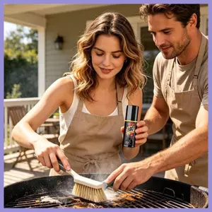 BBQ Grill Cleaner 100ml Xịt làm sạch hạng nặng hoạt động nhanh Máy làm sạch nướng không gỉ cho nhà bếp Ngoài trời mueadsyvn