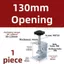 Kẹp C GETVOW, Kẹp vuông xoay tay mở 20-130mm, Chuyên nghiệp chắc chắn có thể điều chỉnh hình hoa mận cố định Kẹp phần cứng
