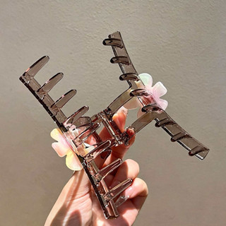 MEOWU Kẹp Tóc Trong Hoa Xà Cừ Size Lớn 13cm
