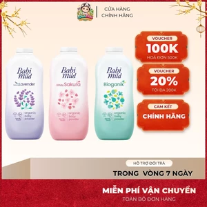 Phấn Rôm Babi Mild Baby Powder Thái Lan Chai 350g