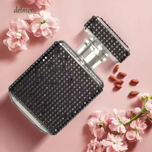 Chai Nước Hoa Thủy Tinh DELMER, Bình Xịt Sáng Bóng Sang Trọng 30ml, Bình Chứa Chai Rỗng Lấp Lánh Có Thể Đổ Lại Chai Xịt Du Lịch Có Thể Tái Sử Dụng Hộp Đựng Chất Lỏng