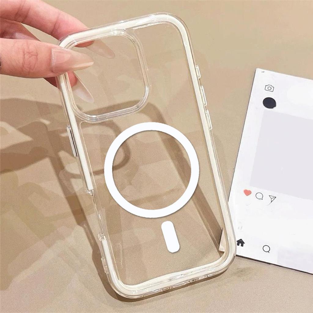 Bảo vệ toàn diện tiện dụng Ốp điện thoại 3 trong 1 nam châm tương thích sạc không dâycho