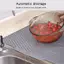 Luckyew Silicone Draining Board Thảm Sấy Thảm Chống Trơn Trượt Có Cạnh Lớn Lên Mặt Bàn Thảm Cho Nồi Cốc Món Ăn Đồ Dùng Nhà Bếp TQ
