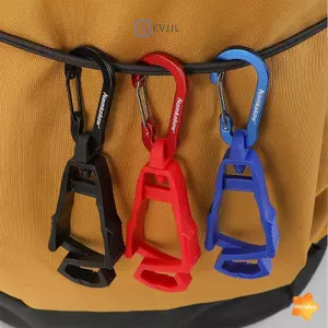 1 Kẹp Găng Tay Ngoài Trời Đa Năng Chống Rơi Móc Găng Tay Làm Việc Giá Đỡ Kẹp Chìa Khóa Kẹp An Toàn Dụng Cụ Cắm Trại Mới