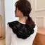 Ren Dệt Kim Móc Cổ Giả Rỗng Khăn Choàng Nữ Trang Trí Cổ Giả Phụ Kiện Quần Áo Nữ Có Thể Tháo Rời Cổ Áo Mới