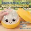 {BUDDI} Chảo hấp mềm Mô phỏng bánh mì Giảm căng thẳng Bóp đồ chơi Trang trí đàn áp cho máy tính để bàn Văn phòng 1PC {buddingenergy}