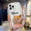 Ốp Lưng Samsung Galaxy A07 A06 A05 A04 A17 A16 A15 A14 A13 A25 A23 A22 A35 A33 A32 A31 A56 A55 A52 A51 A50 Kem Vồng Cong Edge Motif Mèo Dễ Thương NYK077