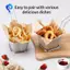 Giỏ phục vụ chiên chiên bằng thép không gỉ Mini kiểu Pháp Chips Giỏ chiên sâu Bộ lọc trình bày thực phẩm cho dụng cụ nấu ăn khoai tây
