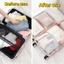 5 / 10 Chiếc Mới Dễ Thương In Hình Hoạt Hình PE Mờ Dây Kéo Túi Chống Thấm Nước Có Thể Tái Sử Dụng Túi Bảo Quản Cho Quần Áo Mỹ Phẩm Văn Phòng Phẩm Và Tổ Chức Du Lịch