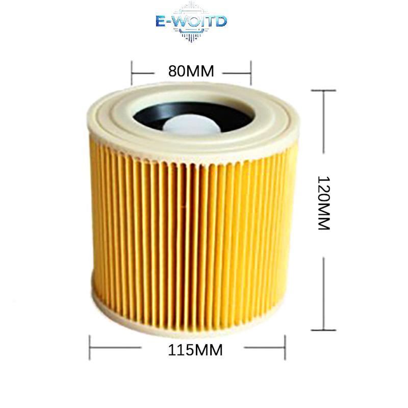 E-WOITD TOP chất lượng thay thế túi lọc bụi không khí cho Karcher Máy hút bụi các bộ phận Hộp mực Bộ lọc HEPA WD2250 WD3.200 MV2 MV3 WD3 E-WOITD