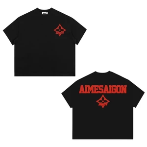 （Giao hàng 24h）Angela 100% Cotton 220gsm Cổ Tròn " Những bức tranh in tinh tế " Áo Phông Form Rộng Nữ Mùa Hè Kiểu Đẹp