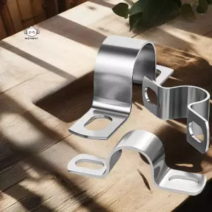 Maybest Thiêned U-Tube Dây Yên Xe Kẹp Thép Không Gỉ Dây Horseba Họng Vòng Dây Kẹp Áp Dụng Cho OD 8-200mm {VN}