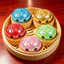 Đồ chơi Squishy hấp tăng chậm mềm mại với hạt lấp lánh và hộp hấp Mini tuyệt vời cho ADHD và huấn luyện giác quan