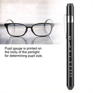 [COD] Bút Đèn Pin Khám Bệnh Cần Thiết Màu Đen - Ánh Sáng Trắng, Pin AAA, Dài 14cm,Dụng Cụ Hỗ Trợ Khám Bệnh Hiệu Quả