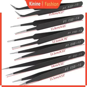 Nhíp thép không gỉ bền bỉ KIN Dụng cụ chọn đồ trang sức DIY cho nghệ thuật