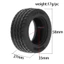 4 58mm 60D M-Grip Lốp xuyên tâm 50684 Bộ cho Tamiya M-Chassis Sakura Traxxas HSP HPI Kyosho Tỉ lệ 1 / 10 RC Trên Đường Trôi Xe Lưu Diễn