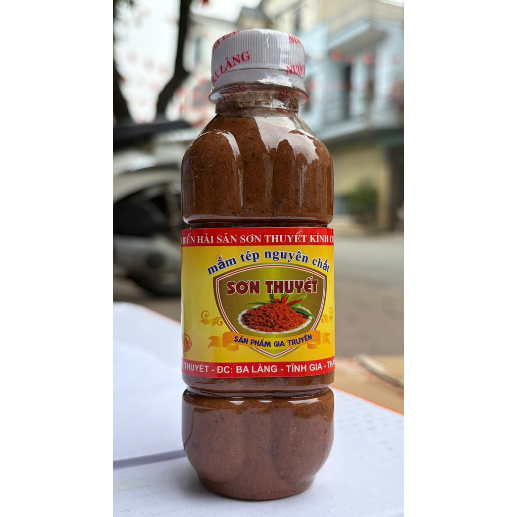 Mắm tép Ba Làng Sơn Thuyết 500G 300G Dùng chưng thịt, chấm đồ luộc, Mắm tép hao cơm, vị ngon đặc sản