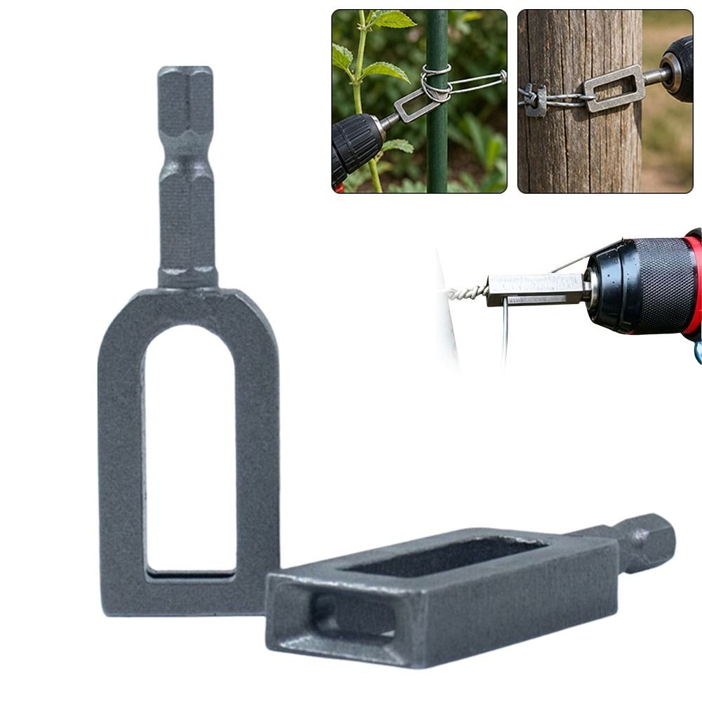 Twister dây khoan BORAGETE, Công cụ xoắn dây thép hợp kim chuôi lục giác 1 / 4 ", Công cụ dây buộc cốt thép hạng nặng dễ sử dụng để buộc và xây dựng cốt thép