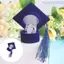 Creative Graduation Cap Rings Holder Jewelry Box Small Storage Case for Daily