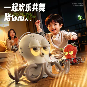 Spike Price Magic Octopus Bạch Tuộc Điện Bạch Tuộc Tránh chướng ngại Vật Trẻ Em Vui Nhộn Lặp Lại Học Lưỡi Tự Động Cảm Ứng Nhảy Múa Đồ Chơi Điều Khiển Từ Xa * ---