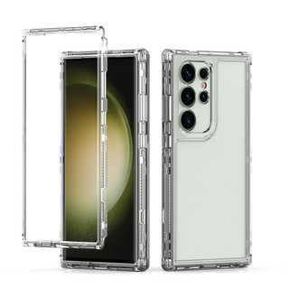 Ốp Điện Thoại Acrylic Lấp Lánh Trong Suốt Cho Samsung Galaxy S25 S24 S23 S22 ULTRA PLUS FE Bốn Góc Chống Sốc Không Vàng Vỏ
