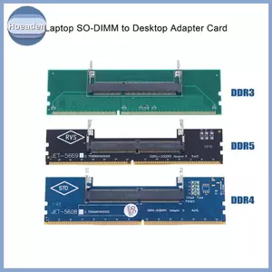 Hoeaden DDR3 DDR4 DDR5 Laptop SO-DIMM Sang Máy Tính Để Bàn Adapter Thẻ Chuyển Đổi Bộ Nhớ RAM Kết Nối Adapter VN