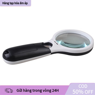 【COD】Kính lúp tích hợp đèn trợ sáng LED, điều chỉnh mức phóng đại, là công cụ hỗ trợ đọc sách và kiểm tra chi tiết lý tư