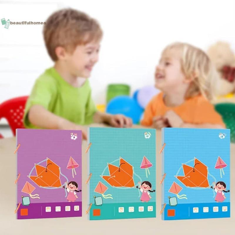 Sách BeautifulHomeA hình học 3D có thiết kế dây, dạy khối lượng & diện tích bề mặt