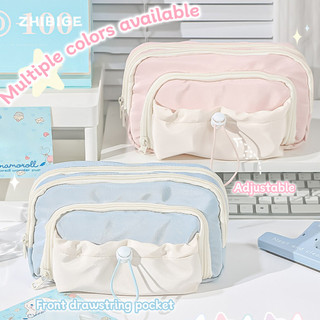 Kawaii Hộp Đựng Bút Chì Dung Tích Lớn Dễ Thương Hộp Đựng Bút Chì Ins Phong Cách Văn Phòng Phẩm Túi Bảo Quản Trường Văn Phòng Phẩm Vật Dụng