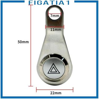 Công tắc đèn nguy hiểm Đèn báo LED Nút nhấn bằng thép không gỉ chống nước Sửa chữa xe Phụ tùng thay thế cho xe máy và ATV