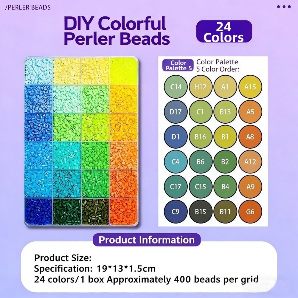 SLICELLIFE Mini Sắt, Hạt Nhựa Ủi Cắt Dán Đậu Dụng Cụ, Sáng Tạo DIY 2.6 Mm Cầu Chì Hạt Cầu Chì Chọn Khay Bộ Đồ Chơi Hạt Thủ Công