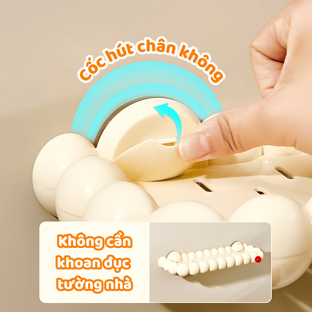 Kệ Nhà Tắm Để Đồ Đa Năng Gắn Tường DINO Nhựa PP Cao Cấp, Giá Treo Tường Đựng Mỹ Phẩm Chịu Lực Tốt