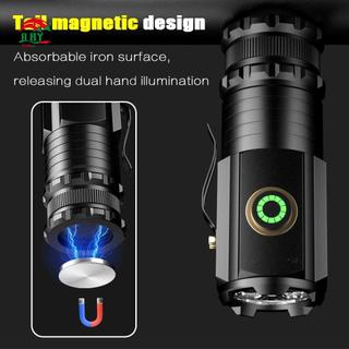 Đèn pin sạc 3LED cực sáng,pin 18350,camping và chống nước hoàn hảo