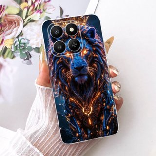Ốp Lưng Mát Cho Honor X7d 2025 Vỏ LGN-NX1 Vỏ Mèo Rồng In Hình Silicon Mềm Ốp Điện Thoại Cho Honor Play 10T LOG-AN10 Vỏ