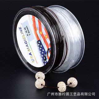 Vòng dây cao su trong suốt có đính hạt, co giãn tốt, phong cách pha lê và Wenwan King Kong Bodhi