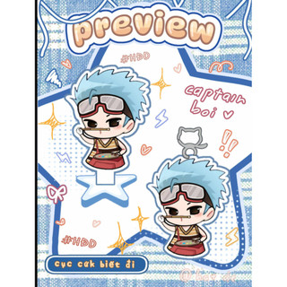 Standde và keychain “CAPTAIN BOY HOẠ SĨ ”(4 ver)