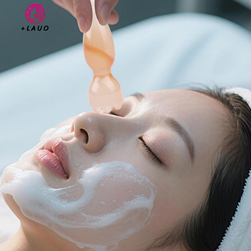 Springevenstar Smooth Face Massage Tool Nhựa Gua Sha Chăm sóc da mặt Massage Stick pod Shape Massage Facial Phystherapy Tool Springevenstar
