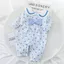 Quần Áo Nhà Cho Bé Xuân Thu Tất Cả Trận Đấu Cotton Nguyên Chất Bộ Đồ Ngủ Cho Bé Jumpsuit Cổ Tròn Jumpsuit Dài @ -