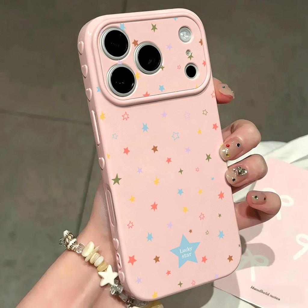 Màn hình đầy sao Đối với iPhone1715Case 16P New1413 Soft Case 16Dễ thương XR Hàng ngày