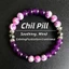 Vòng tay pha lê tự nhiên - Hạt Hematite thạch anh tím - Làm dịu tâm trí êm dịu Handmade Unisex