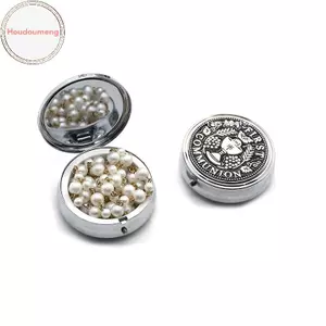 Hodou Chén Thánh Hộp Trang Sức Vintage Kim Loại Rosaries Nelaces Người Tổ Chức Tôn Giáo Giftmunions Nhà Thờ Bông Tai Hộp Bảo Quản VN