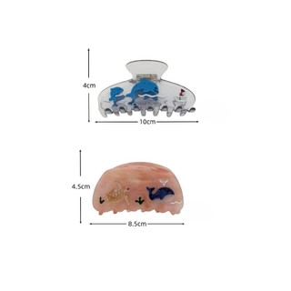 Kovoi Kẹp Tóc Cá Mập Cao Cấp Ocean Series Dolphin Clip Thiết Kế Thời Trang Phụ Kiện Tóc