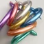 CATMALLER88 100 Chiếc Bong Bóng Cao Su, Hình Dạng Dài Bóng Kim Loại Ma Thuật Bóng Bay Dài, Sáng Tạo DIY Dày Kim Loại Bong Bóng Bơm Hơi Trang Trí Tiệc
