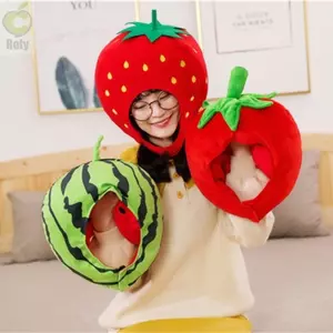 Mũ cam ROLY, Mũ trái cây mềm có thể điều chỉnh, Mũ cà chua thiết kế hoạt hình dễ thương Unisex