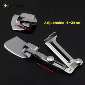 JCSYFAC 6MM-25MM A11 Có Thể Điều Chỉnh Hemming Con Lăn Uốn Thư Mục Chất Kết Dính Ép Chân Cho Công Nghiệp Lostitch Phụ Kiện Máy May Mới