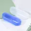 Hộp đựng kính trong suốt màu xanh Kudosation Hộp nhựa Gương phẳng Kính cận thị Hộp lưu trữ Kính râm Hộp đựng kính thời trang đơn giản Hộp đựng kính đẹp